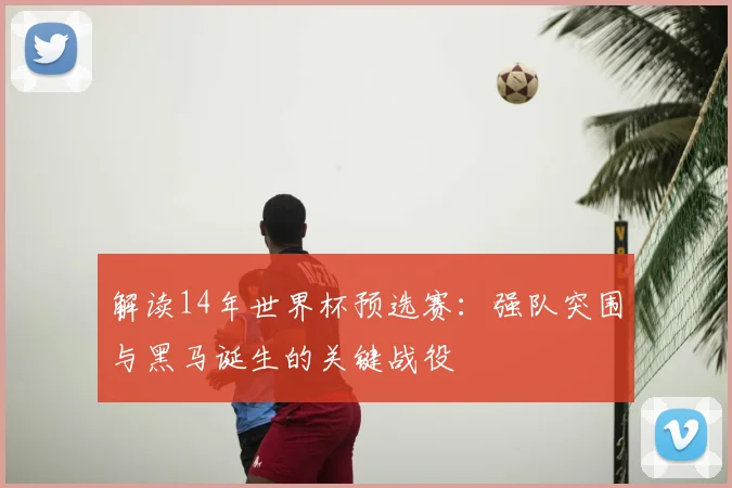 解读14年世界杯预选赛：强队突围与黑马诞生的关键战役